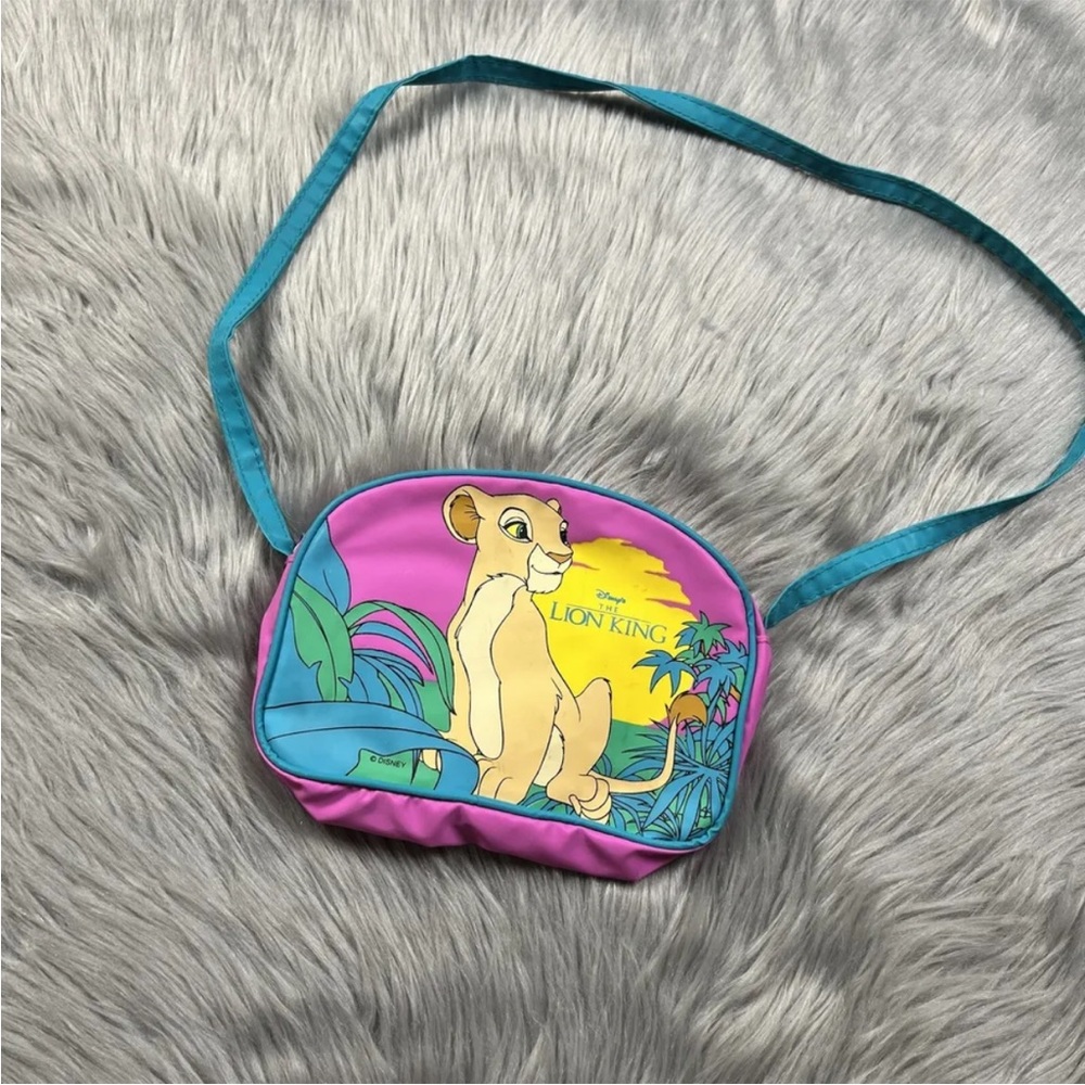 Vintage 90s Disney Lion King Nala Girls Kids Purse Pink